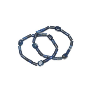 Lapis Blue Bead Bracelet Set
